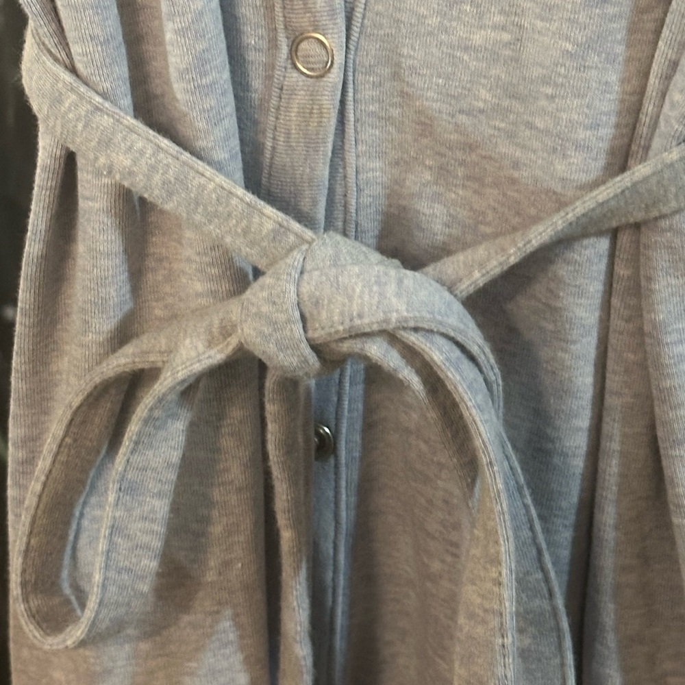 Gap Body Ladies Blue Hooded Robe - Picture 6 of 6